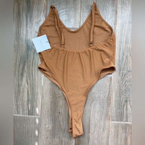 Shein High Cut Thong Bodysuit L - Picture 2 of 2